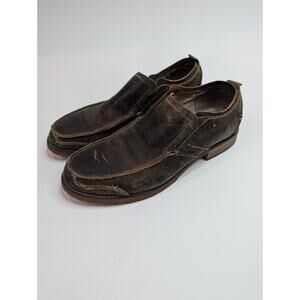 Bed|stu Loafers Mens Brown Leather Slip On Shoes Size 8.5